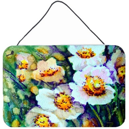 Carolines Treasures Raindrops On Poppies Wall and Door Hanging Prints PJC1108DS812